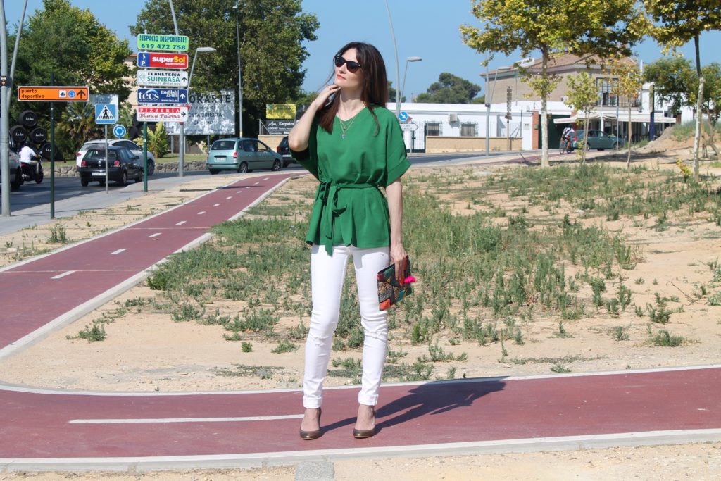 Green Top Outfit