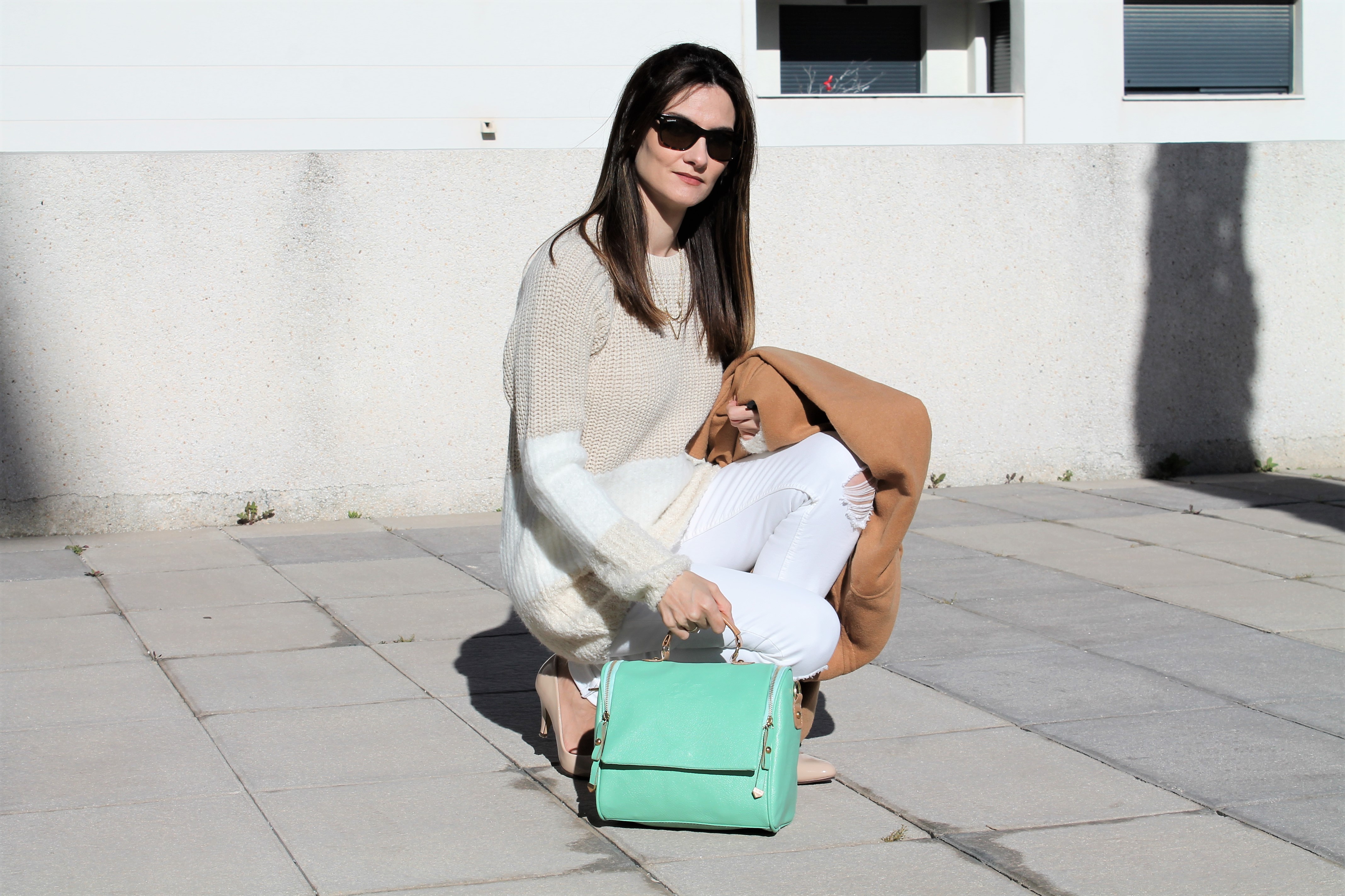 Pastel Green Bag Outfit - El Rincón de Rachel