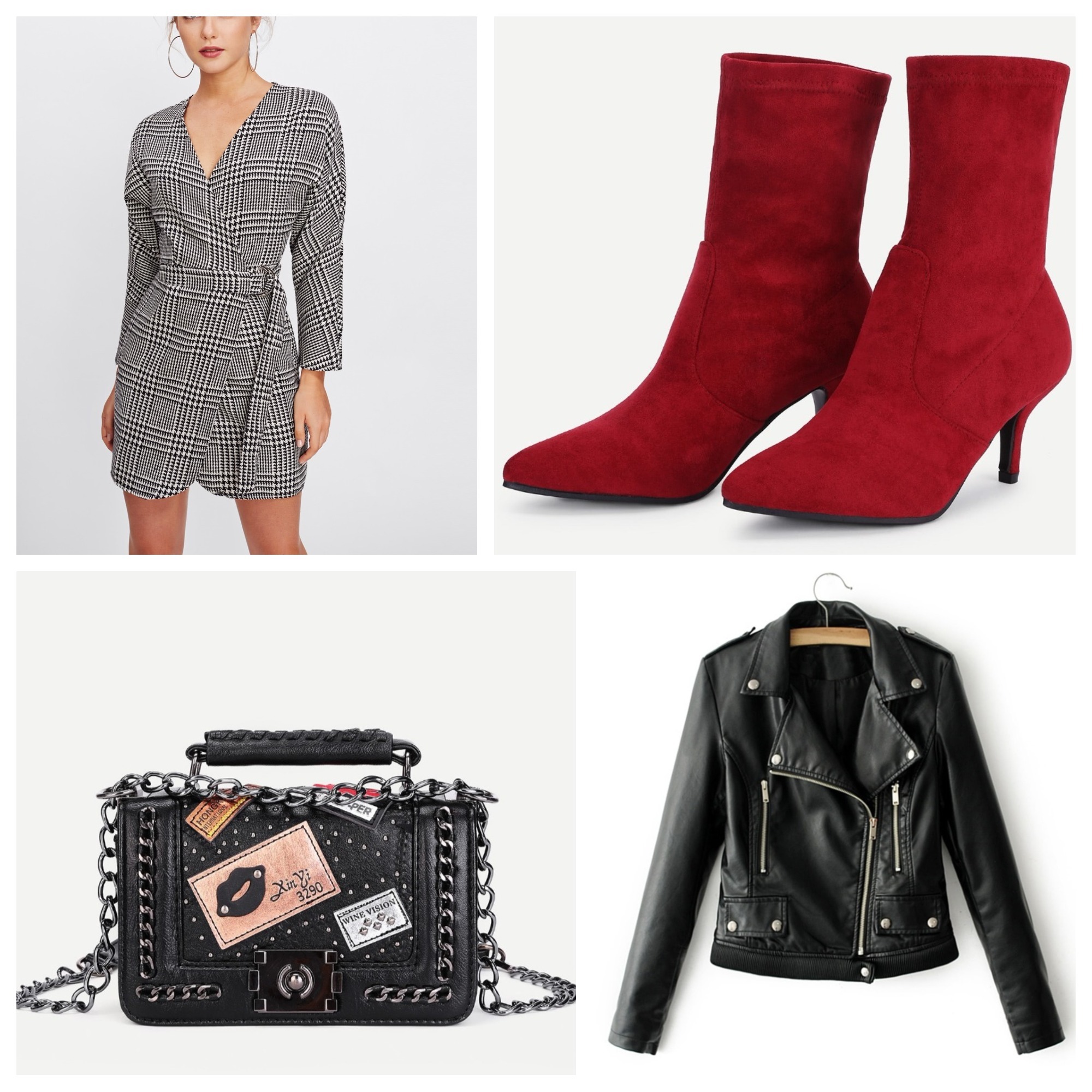 Houndstooth Outfit Idea - El Rincón de Rachel